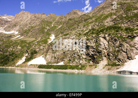 Lago di Teleccio - Locana (TO) Stockfoto