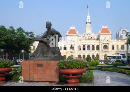 Peoples Committee Gebäude, Ho-CHi-Minh-Stadt Stockfoto