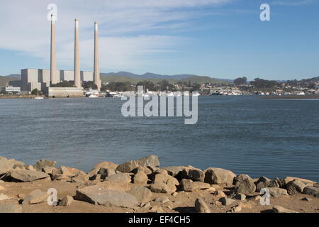 Die Fischerei Hafen von Morro Bay in San Luis Obispo County, Kalifornien. Januar 2015 Stockfoto