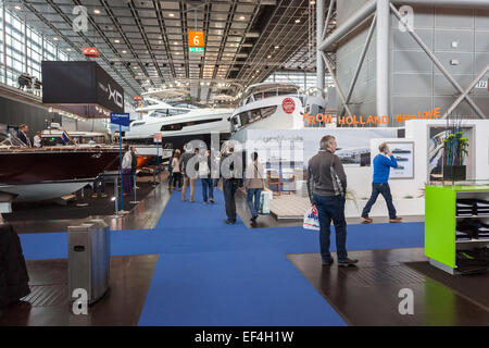 Boot Düsseldorf 2015 - die weltweit größte Segel- und Wasser Sport-Ausstellung. 25. Januar 2015 in Düsseldorf, Deutschland Stockfoto