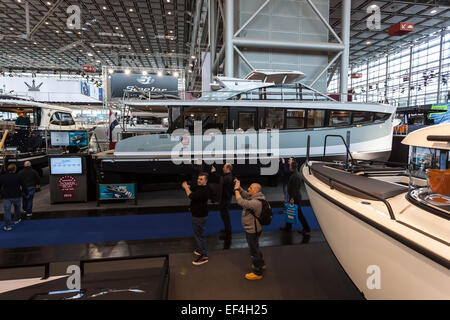 Boot Düsseldorf 2015 - die weltweit größte Segel- und Wasser Sport-Ausstellung. 25. Januar 2015 in Düsseldorf, Deutschland Stockfoto