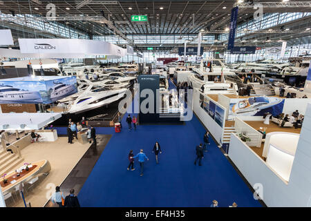 Boot Düsseldorf 2015 - die weltweit größte Segel- und Wasser Sport-Ausstellung. 25. Januar 2015 in Düsseldorf, Deutschland Stockfoto