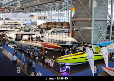 Boot Düsseldorf 2015 - die weltweit größte Segel- und Wasser Sport-Ausstellung. 25. Januar 2015 in Düsseldorf, Deutschland Stockfoto