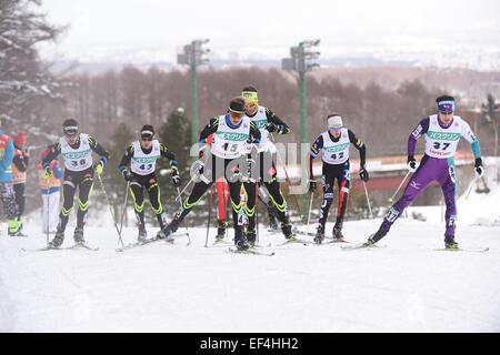 Sapporo, Hokkaido, Japan. 24. Januar 2015. Yusuke Minato (JPN) Nordische Kombination: FIS Nordische Kombination World Cup individuelle Gundersen LH HS134/10,0 km in Sapporo, Hokkaido, Japan. © Hitoshi Mochizuki/AFLO/Alamy Live-Nachrichten Stockfoto