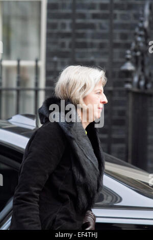 Westminster, London, UK. 27. Januar 2015.  Home Secretary Theresa kommt Mai in der Downing Street für die wöchentlichen Kabinettssitzung. Bildnachweis: Amer Ghazzal/Alamy Live-Nachrichten Stockfoto