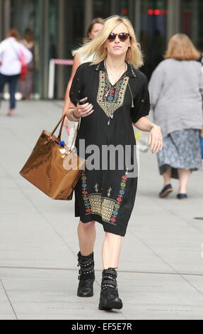 Fearne Cotton in den BBC Radio 1 Studios Featuring: Fearne Cotton wo: London, Vereinigtes Königreich bei: 25. Juli 2014 Stockfoto