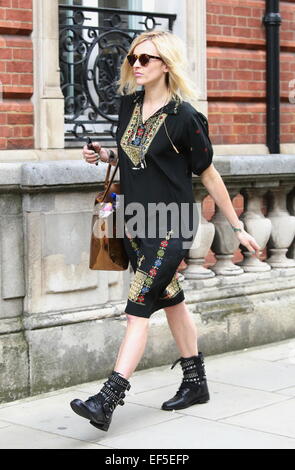 Fearne Cotton in den BBC Radio 1 Studios Featuring: Fearne Cotton wo: London, Vereinigtes Königreich bei: 25. Juli 2014 Stockfoto