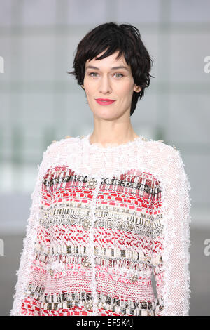 Paris, Frankreich. 27. Januar 2015. Französische Schauspielerin Clotilde Hesme besucht die Präsentation der Chanel Kollektion Frühjahr/Sommer 2015 während der Paris Haute Couture Fashion Week in Paris, Frankreich, 27. Januar 2015. Paris Haute Couture Modenschauen laufen bis 29. Januar 2015. Bildnachweis: Dpa picture Alliance/Alamy Live News Stockfoto