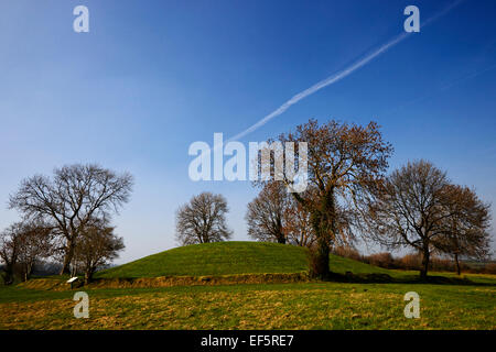 Navan Fort alte irische Gedenkstätte des Königreichs der ulster Stockfoto