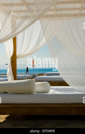 Strand, Ibiza, Spanien Stockfoto