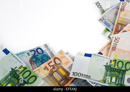 Euro-Banknoten-frame Stockfoto