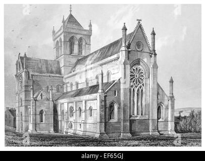 1852 St. Magnus Kirkwall Kathedrale Orkney Romanesque Architektur Stockfoto