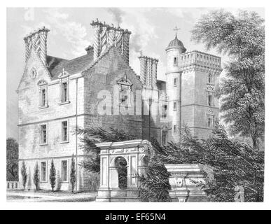 1852 Wintoun Winton House in der Nähe von Tranent Pencaitland Tranent East Lothian Stockfoto