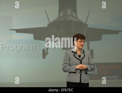 General Manager von Lockheed Martin f-35 Lightning II Programms Stockfoto