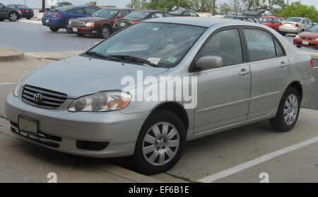 2003 2004 Toyota Corolla Stockfoto