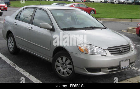 2003 2004 Toyota Corolla Stockfoto