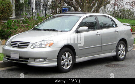 2003 2004 Toyota Corolla S 03 21 2012 Stockfoto