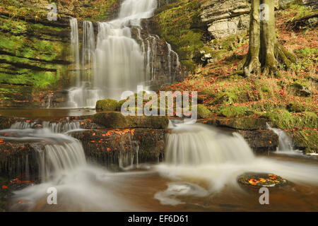 Scaleber Foss Wasserfall Stockfoto