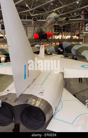 British Aircraft Corporation TSR-2 im Duxford Imperial War museum Stockfoto