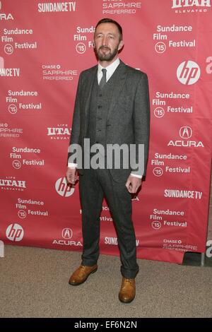 Park City, UT, USA. 27. Januar 2015. Ralph Ineson im Ankunftsbereich für THE WITCH-Premiere auf der 2015 Sundance Film Festival, Eccles Center, Park City, UT 27. Januar 2015. Bildnachweis: James Atoa/Everett Collection/Alamy Live-Nachrichten Stockfoto