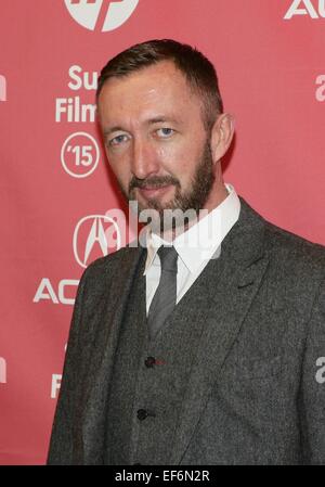 Park City, UT, USA. 27. Januar 2015. Ralph Ineson im Ankunftsbereich für THE WITCH-Premiere auf der 2015 Sundance Film Festival, Eccles Center, Park City, UT 27. Januar 2015. Bildnachweis: James Atoa/Everett Collection/Alamy Live-Nachrichten Stockfoto