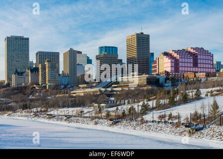 Kanad Ort und die Skyline,, Edmonton, Alberta, Kanada Stockfoto