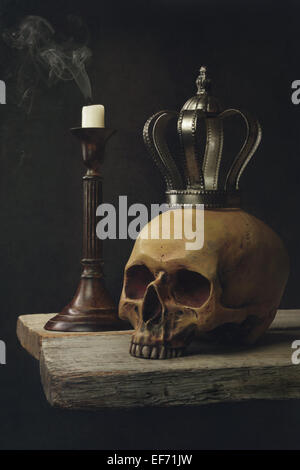 Vanitas-Leben, Tod & Auferstehung Stockfoto