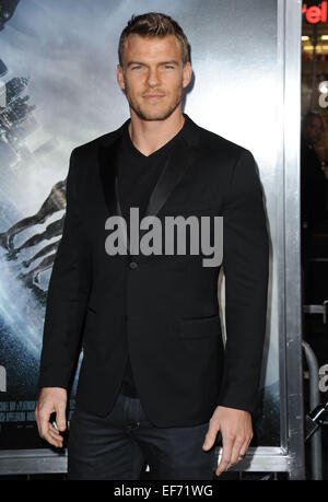 Los Angeles, Kalifornien, USA. 27. Januar 2015. Alan Ritchson Teilnahme an der Los Angeles Premiere von '' Projekt Almanach '' statt im TCL Chinese Theatre in Hollywood, Kalifornien am 27. Januar 2015. 2015-Credit: D. Long/Globe Fotos/ZUMA Draht/Alamy Live-Nachrichten Stockfoto