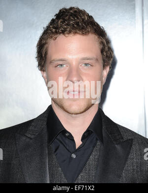 Los Angeles, Kalifornien, USA. 27. Januar 2015. Jonny Weston Teilnahme an der Los Angeles Premiere von '' Projekt Almanach '' statt im TCL Chinese Theatre in Hollywood, Kalifornien am 27. Januar 2015. 2015-Credit: D. Long/Globe Fotos/ZUMA Draht/Alamy Live-Nachrichten Stockfoto