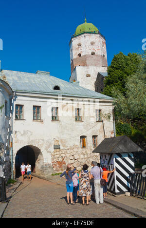 Vyborg, Karelien, Russland, Europa, Schloss (1290) Stockfoto