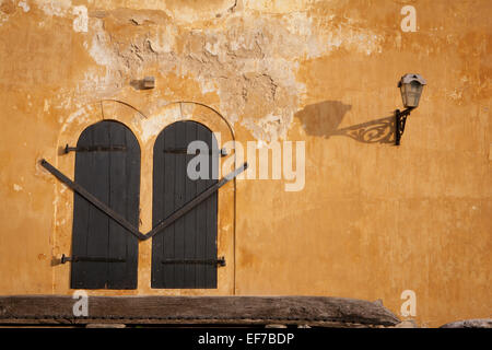 KOLONIALARCHITEKTUR IN GALLE FORT Stockfoto