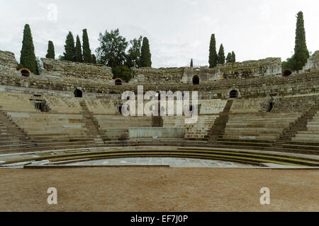 Römisches Theater in Mérida, Extremadura, Spanien, Europa Stockfoto
