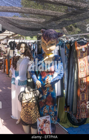 Hippiemarkt Punta Arabi, Ibiza, Ibiza, Spanien Stockfoto