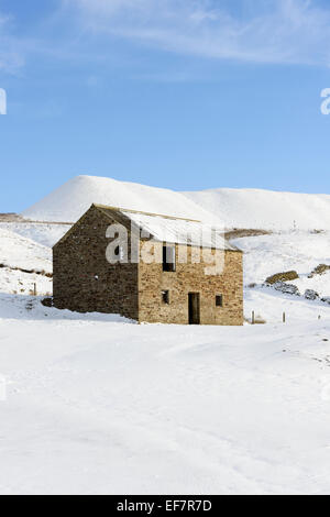 Verlassene Gebäude in der nördlichen Pennines in der Nähe von Rookhope, County Durham Stockfoto