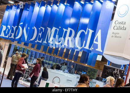 Madrid, Spanien. 28. Januar 2015. FITUR 2015, International Travel Fair, in IFEMA, Madrid, Spanien, Europa. Bildnachweis: ABEL F. ROS/Alamy Live-Nachrichten Stockfoto