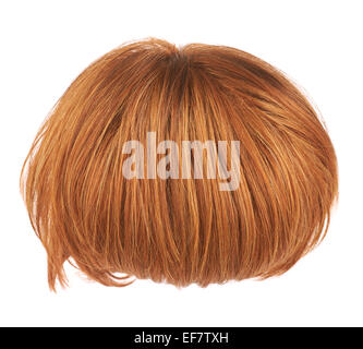 Haarperücke isoliert Stockfoto