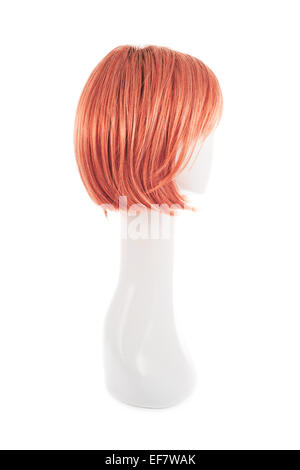 Haar-Perücke über den Kopf Schaufensterpuppe Stockfoto