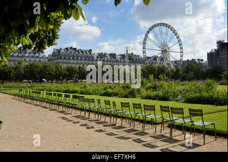 Paris, Jardin des Tuileries Garten Stockfoto