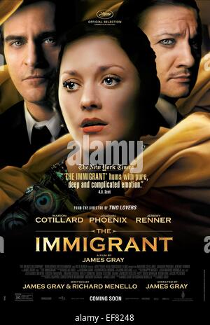 Joaquin Phoenix Marion Cotillard Jeremy Renner Die Einwanderer 2013 Stockfotografie Alamy