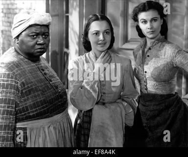 HATTIE MCDANIEL, OLIVIA DE HAVILLAND, Vivien Leigh, gegangen mit dem Wind, 1939 Stockfoto