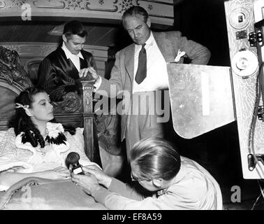 VIVIEN LEIGH, Clark Gable, VICTOR FLEMING, gegangen mit dem Wind, 1939 Stockfoto