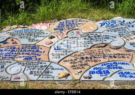 Krieg / Friedensdenkmal auf Tokashiki Island, Okinawa, Japan Stockfoto