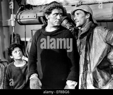 FREDDIE BARTHOLOMEW, Spencer Tracy, John CARRADINE, Kapitäne, mutige, 1937 Stockfoto