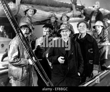 LIONEL BARRYMORE, Spencer Tracy, Kapitäne, mutige, 1937 Stockfoto