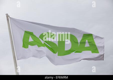 ASDA Beschilderung außerhalb Kopf Bürogebäude in Leeds Stockfoto