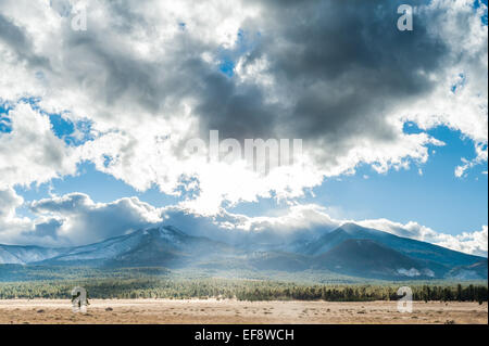 USA, Arizona, San Francisco Peaks, Flagstaff, malerischen Blick auf Landschaft Stockfoto