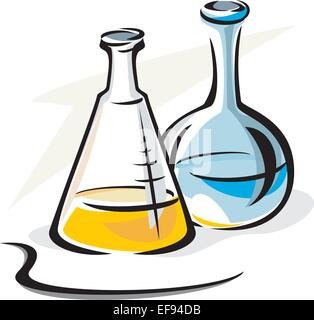 Paar Becher Stock Vektor