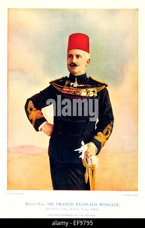 Prominente von der Armee 1900 Brevet Oberst Sir Francis Reginald Wingate K C M G C B D S O R A A D C Gouverneur allgemeine von Sudan Stockfoto