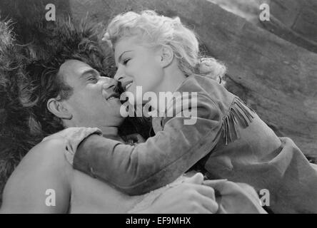 CLAIRE TREVOR, JOHN WAYNE, ALLEGHENY Aufstand, 1939 Stockfoto