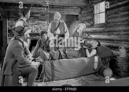 CLAIRE TREVOR, JOHN WAYNE, ALLEGHENY Aufstand, 1939 Stockfoto